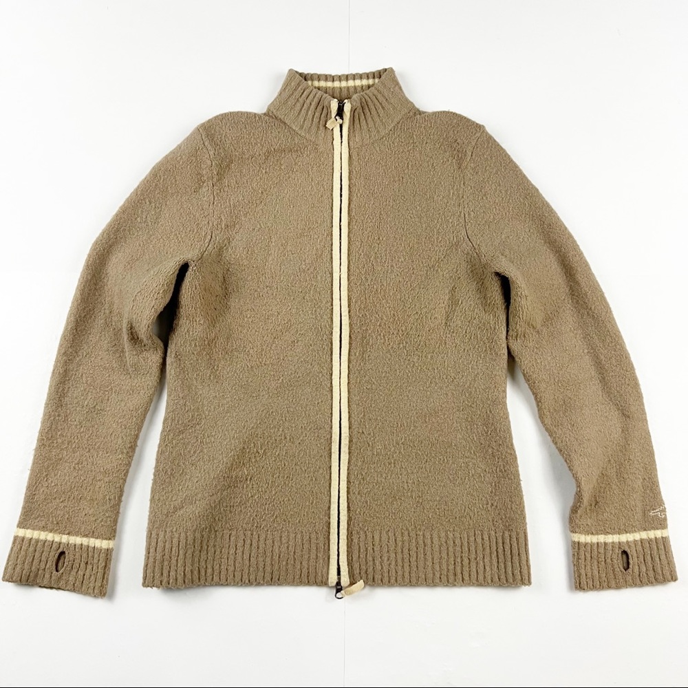 Horny Toad Wool Zip Up Sweater Size Medium - Picture 1 of 5